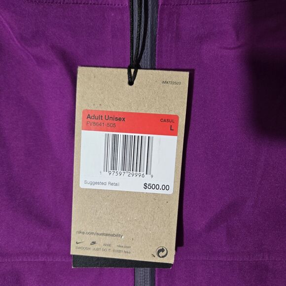 $500 Nike ACG Gore-Tex Misery Ridge Jacket Mens Large Purple Berry FV8641-505 L - Picture 4 of 11